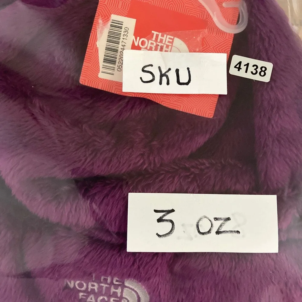 The North Face Denali Thermal Beanie Premiere Purple Fleece Hat NWT